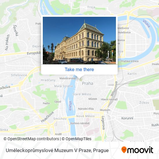 Uměleckoprůmyslové Muzeum V Praze map