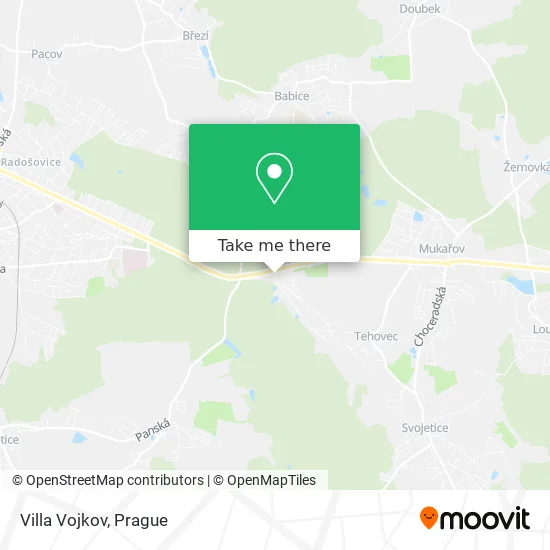 Карта Villa Vojkov