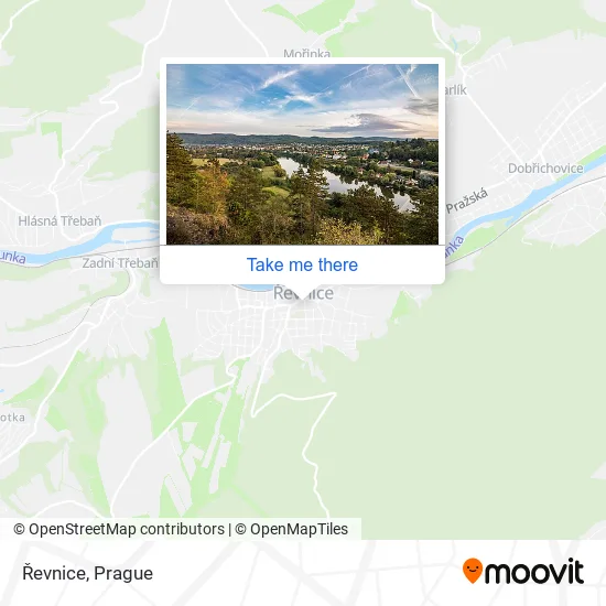 Карта Řevnice