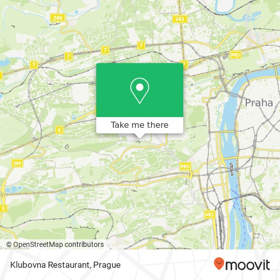 Klubovna Restaurant map