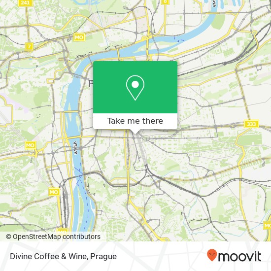 Divine Coffee & Wine map
