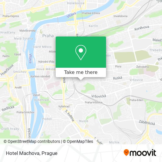 Карта Hotel Machova