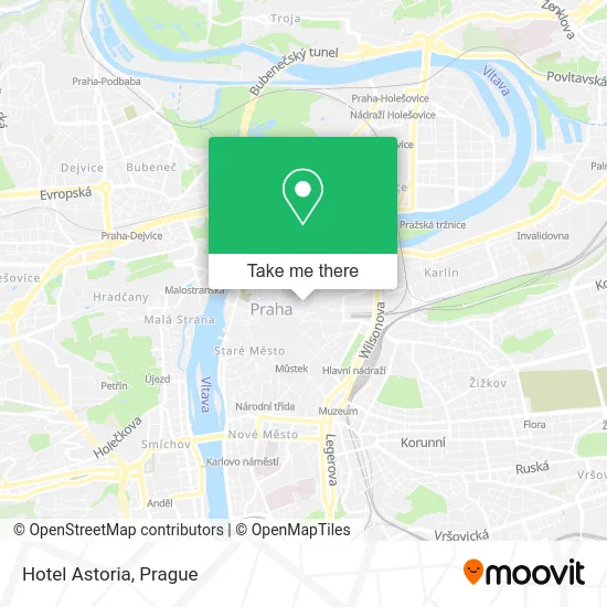 Карта Hotel Astoria