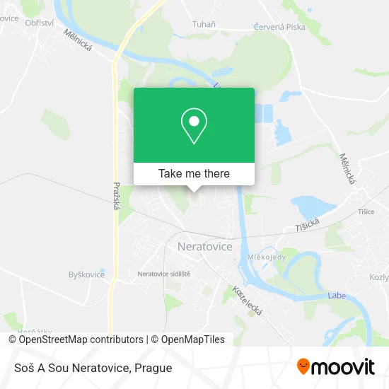 Карта Soš A Sou Neratovice