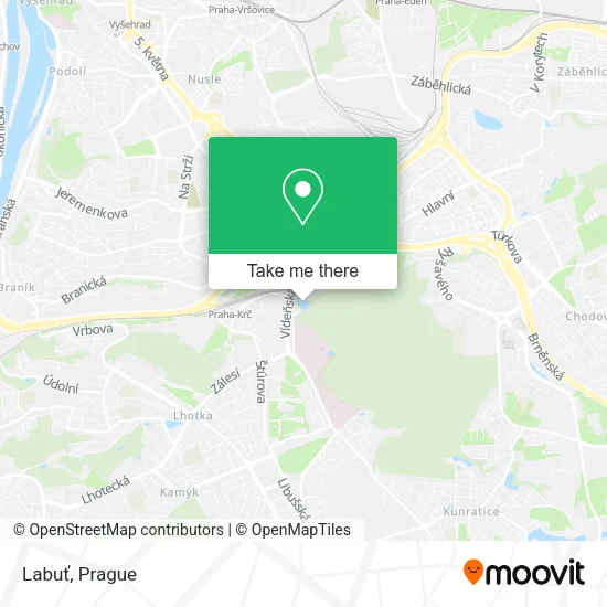 Labuť map