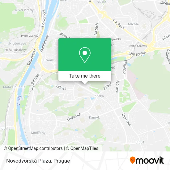 Карта Novodvorská Plaza