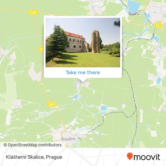 Klášterní Skalice map