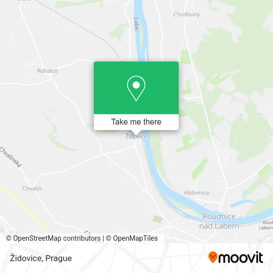 Карта Židovice