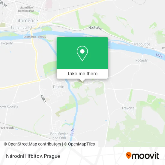 Карта Národní Hřbitov