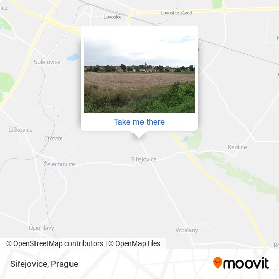 Карта Siřejovice