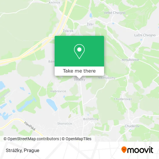 Карта Strážky