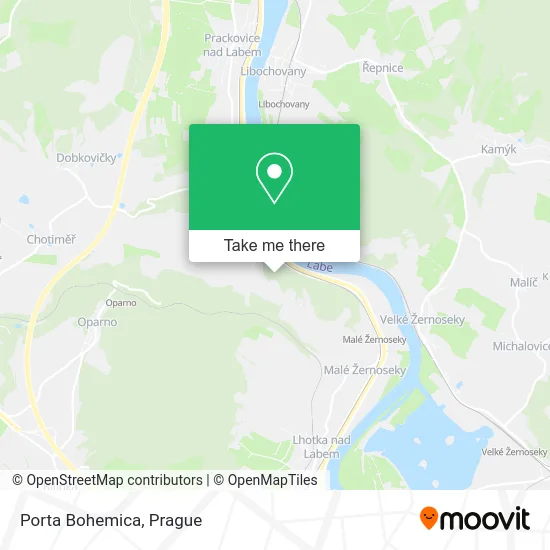 Карта Porta Bohemica