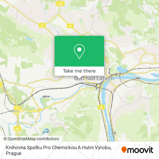 Knihovna Spolku Pro Chemickou A Hutní Výrobu map