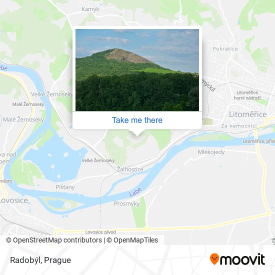 Карта Radobýl
