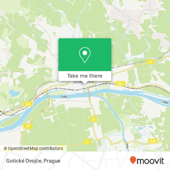 Gotické Dvojče map