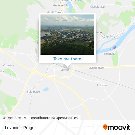 Lovosice map