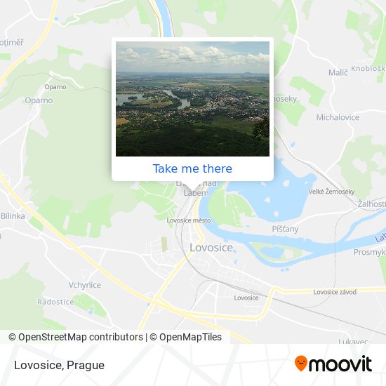 Lovosice map