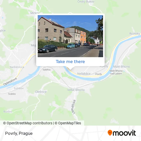 Карта Povrly