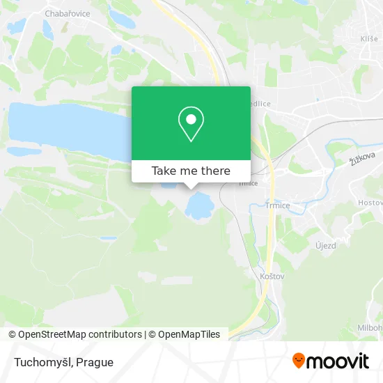 Карта Tuchomyšl