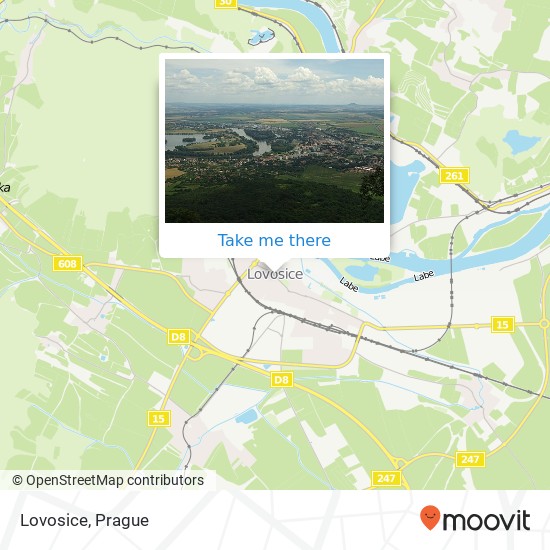 Lovosice map