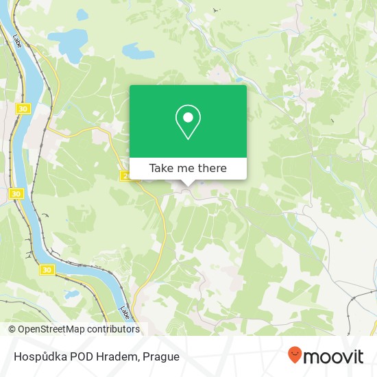 Hospůdka POD Hradem map