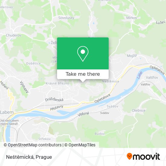 Neštěmická map