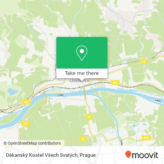 Děkanský Kostel Všech Svatých map