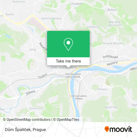 Карта Dům Špalíček