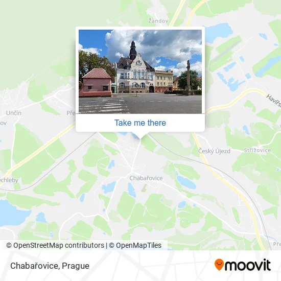 Карта Chabařovice