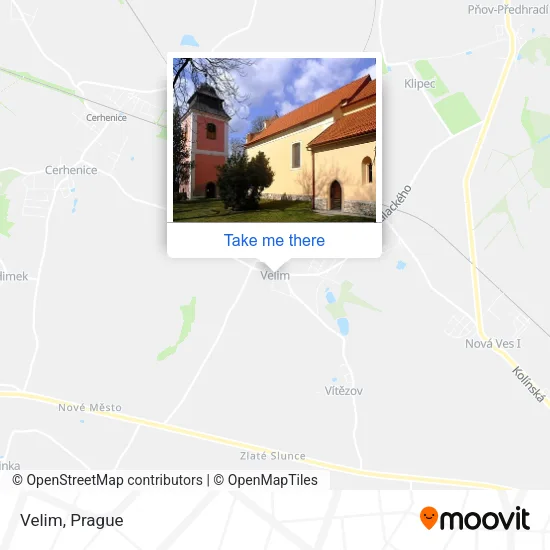 Карта Velim