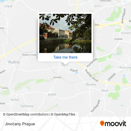 Карта Jinočany