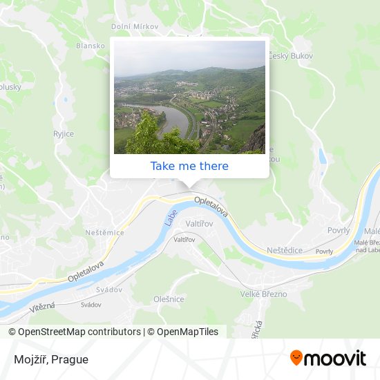 Mojžíř map