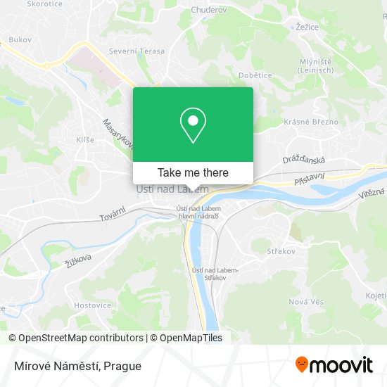 Mírové Náměstí map