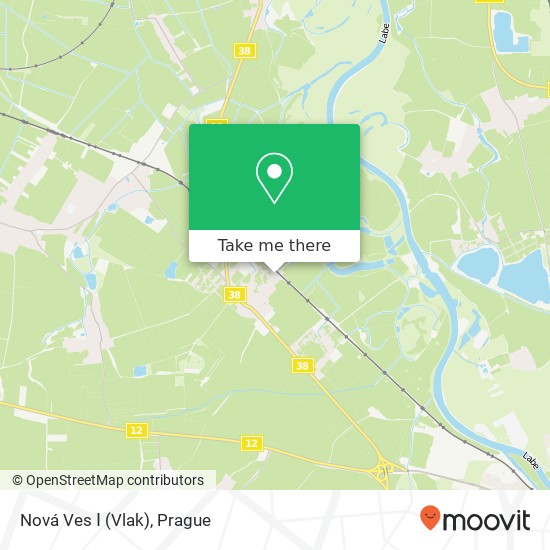 Nová Ves Ⅰ (Vlak) map