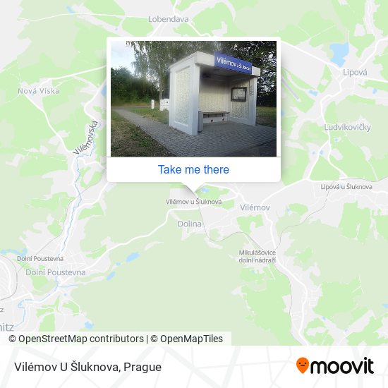 Vilémov U Šluknova map