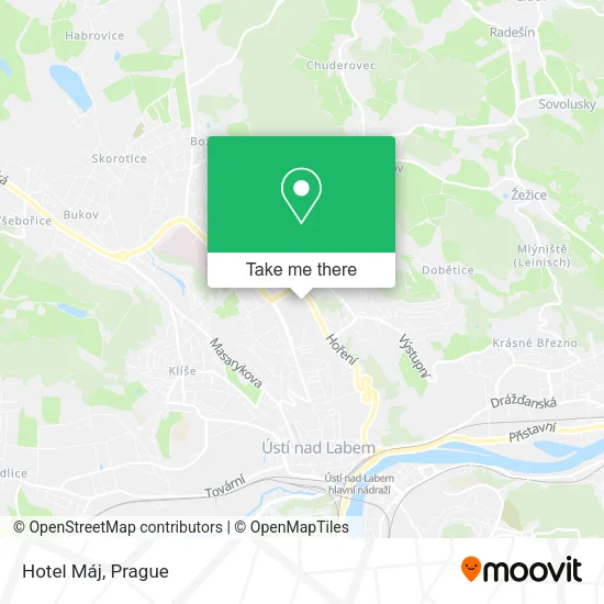 Карта Hotel Máj