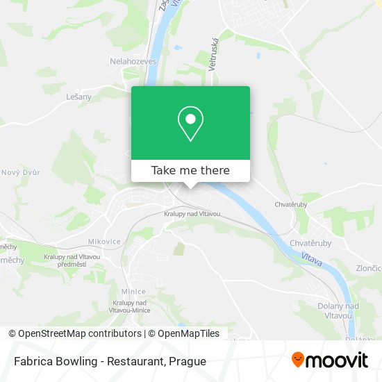 Fabrica Bowling - Restaurant map