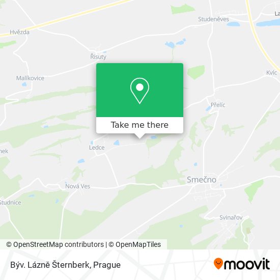 Býv. Lázně Šternberk map