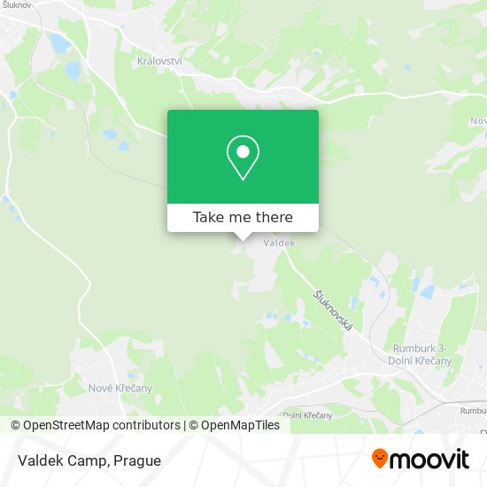 Valdek Camp map