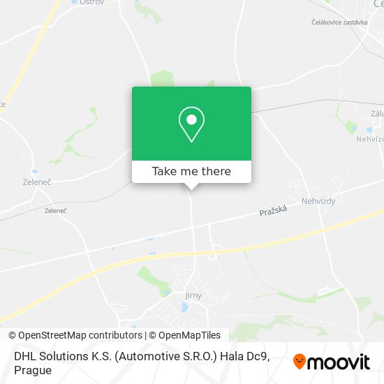 DHL Solutions K.S. (Automotive S.R.O.) Hala Dc9 map