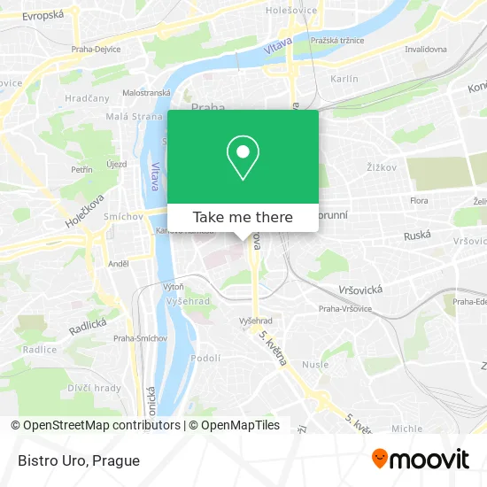 Bistro Uro map