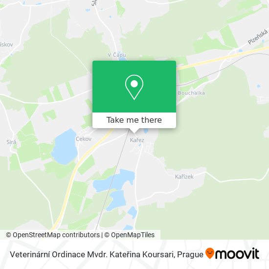 Veterinární Ordinace Mvdr. Kateřina Koursari map