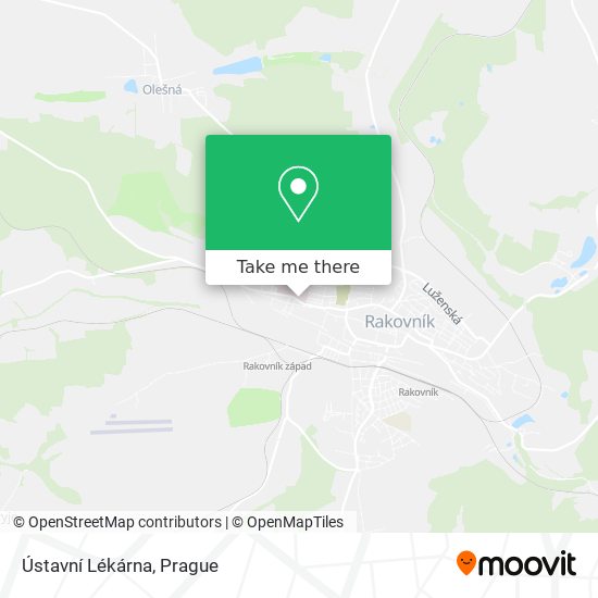 Ústavní Lékárna map