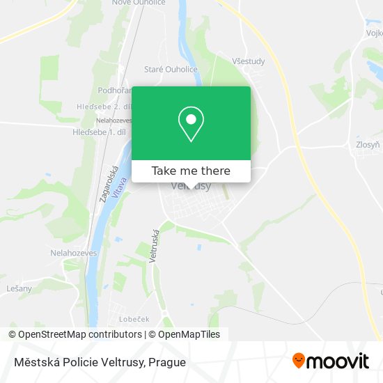 Městská Policie Veltrusy map