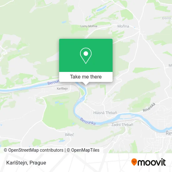 Карта Karlštejn