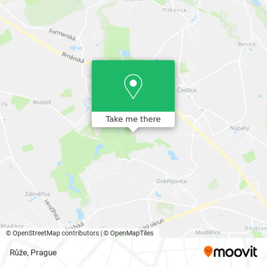 Карта Růže