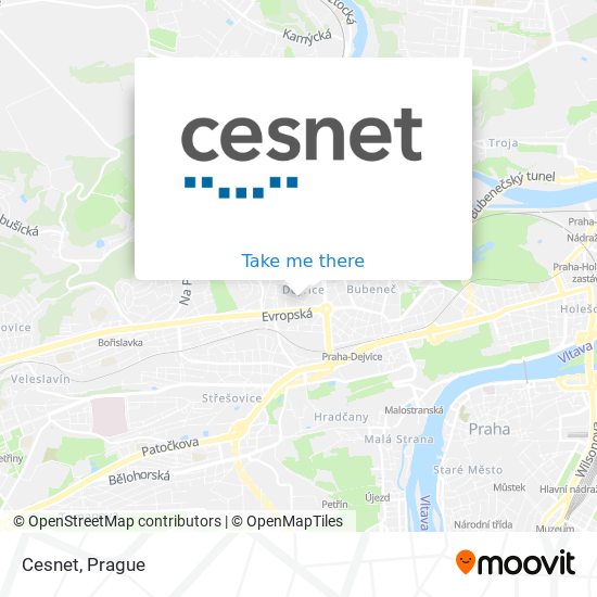 Cesnet map