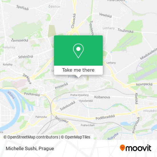 Michelle Sushi map