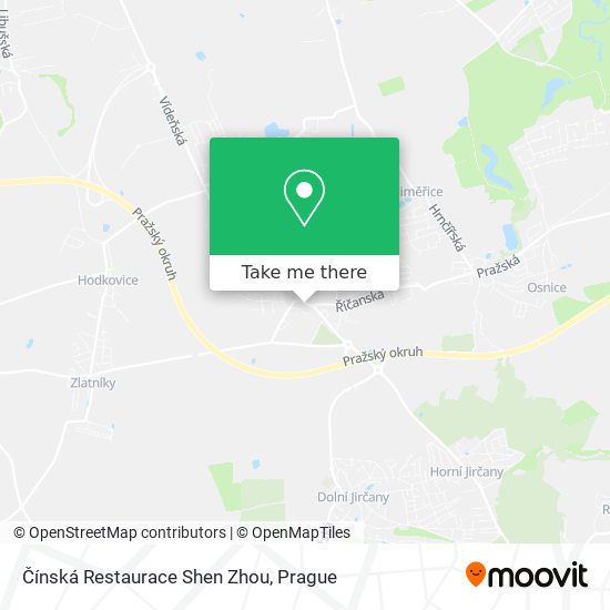 Čínská Restaurace Shen Zhou map