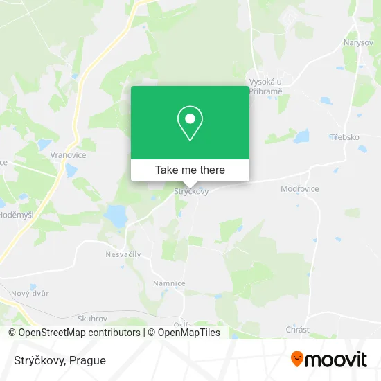 Карта Strýčkovy